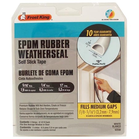 Thermwell Products Thermwell V25BK WTHR Strip 207419